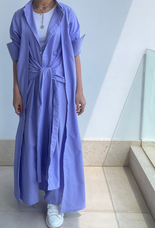 The Winged lilac Dress