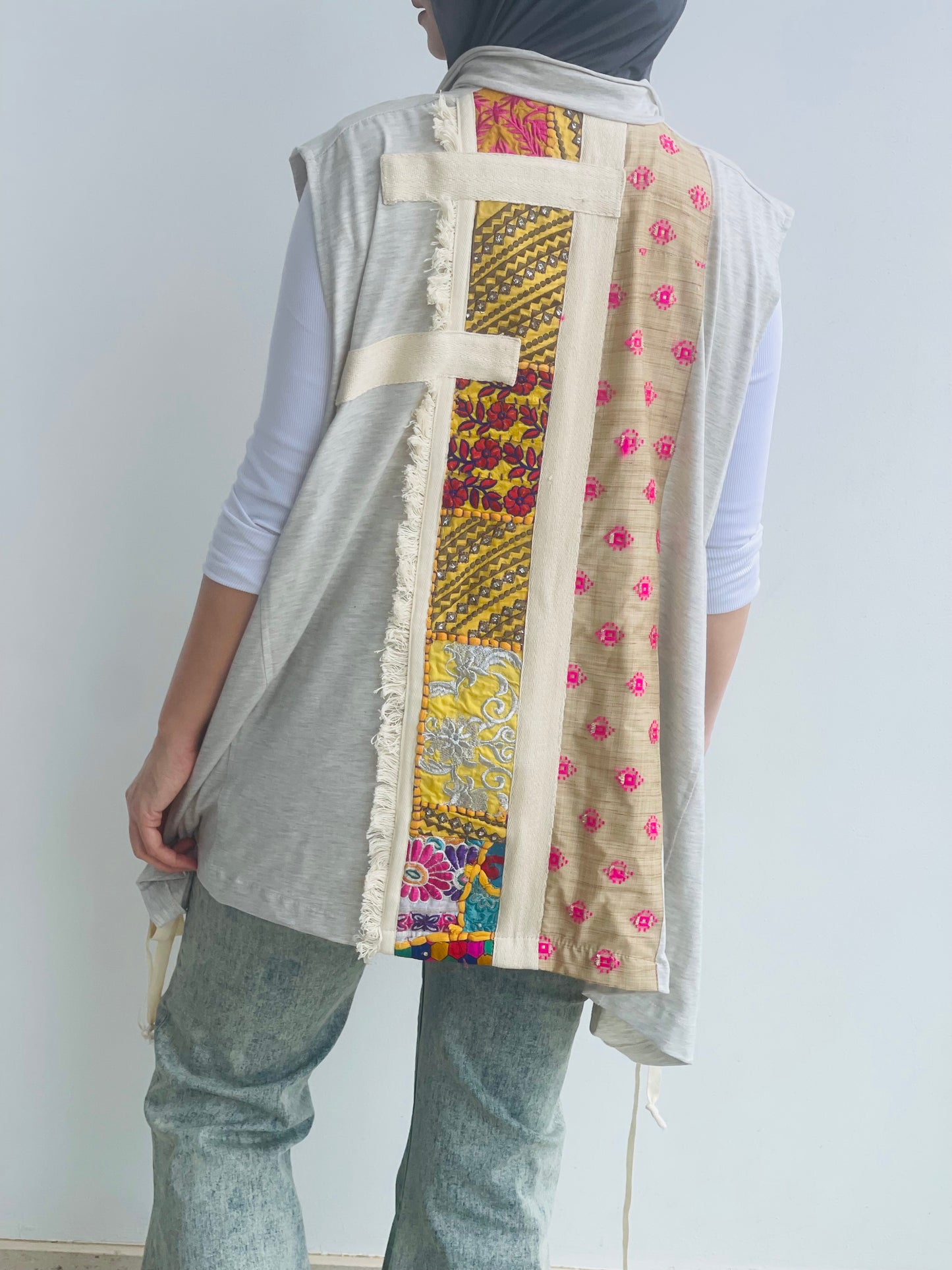 Boho Wide Side Look/yellow hues