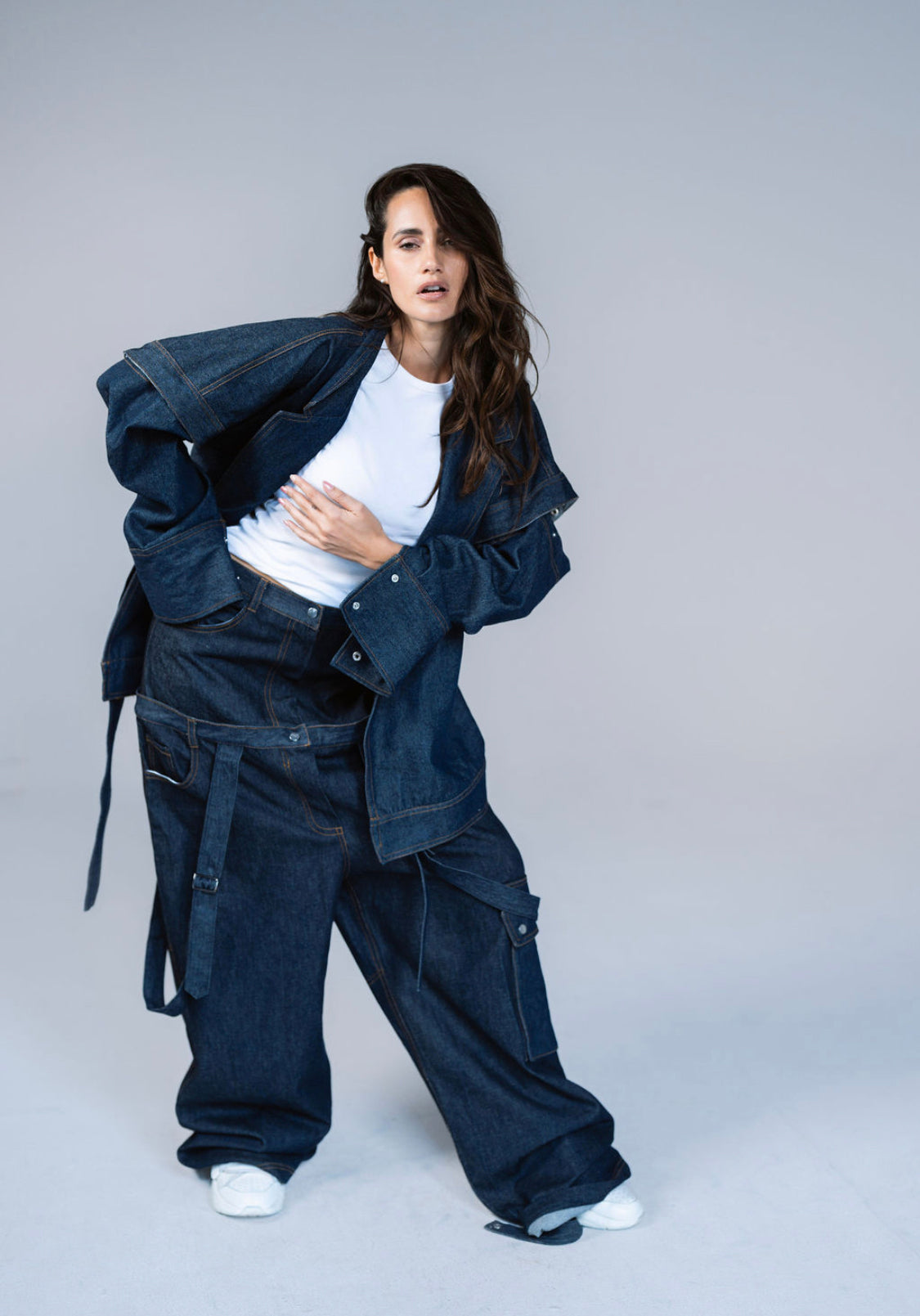 Shifted Waist Jeans
