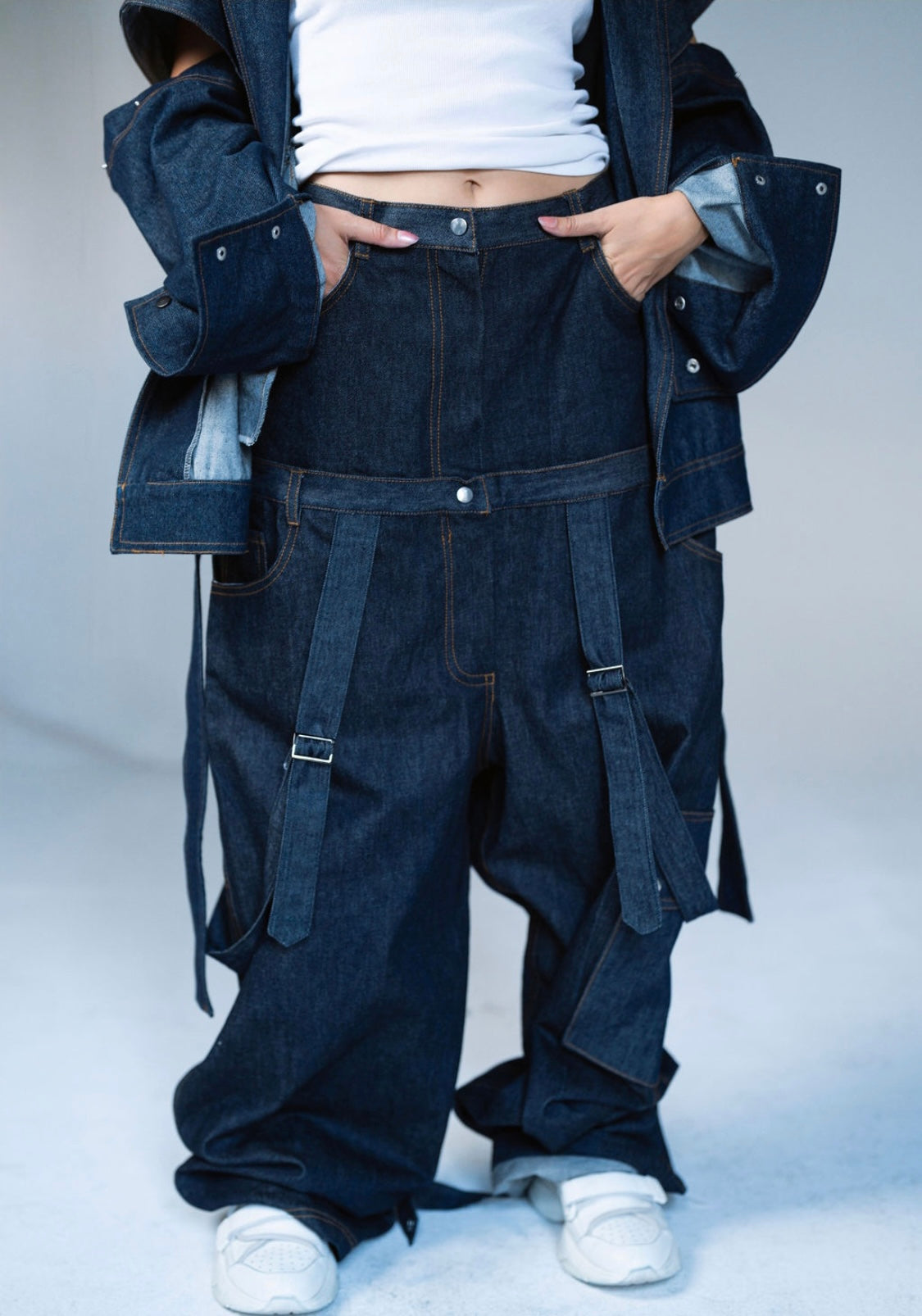 Shifted Waist Jeans