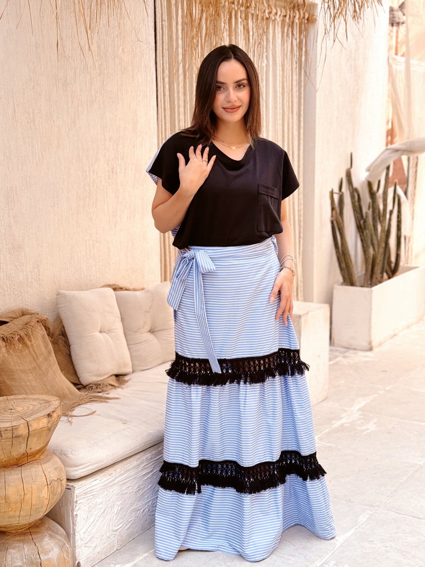 Gipsy striped skirt