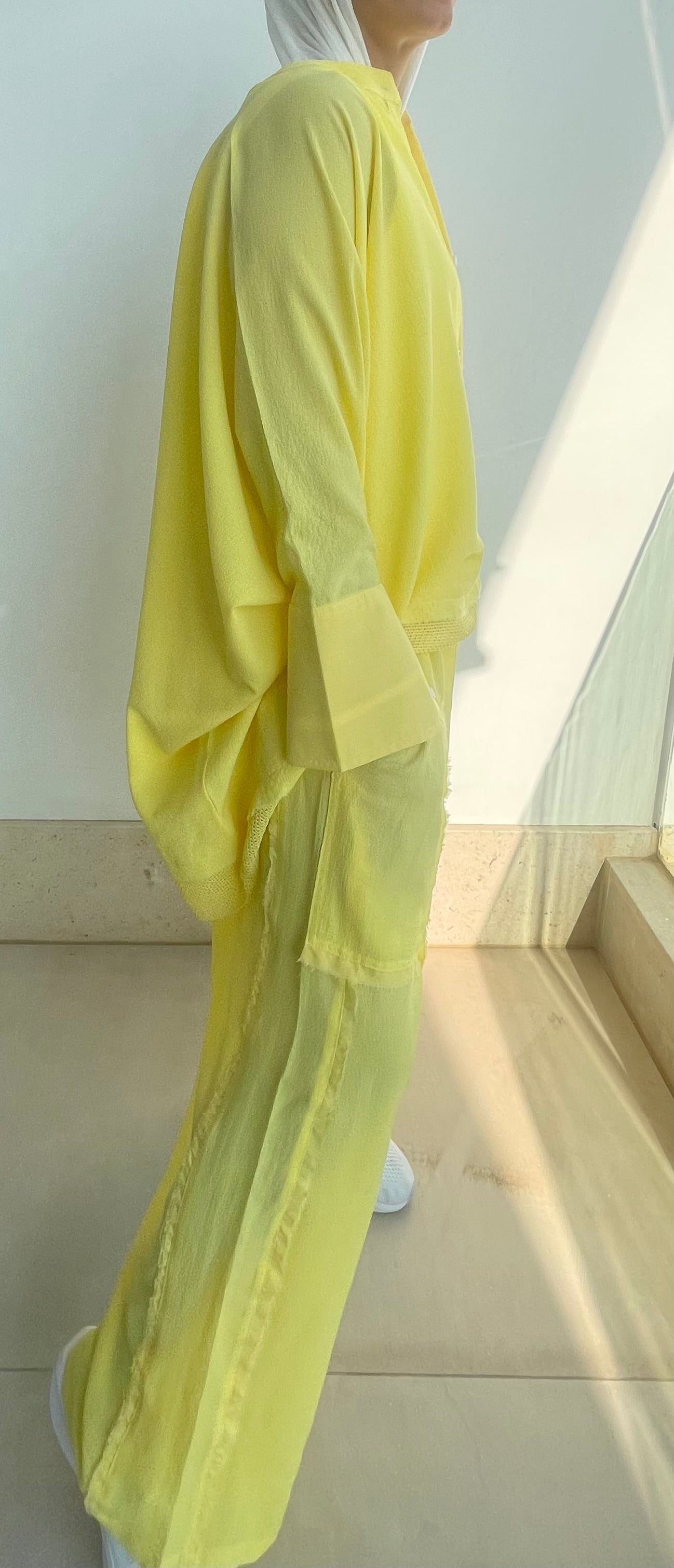 Yellow Dipped pants
