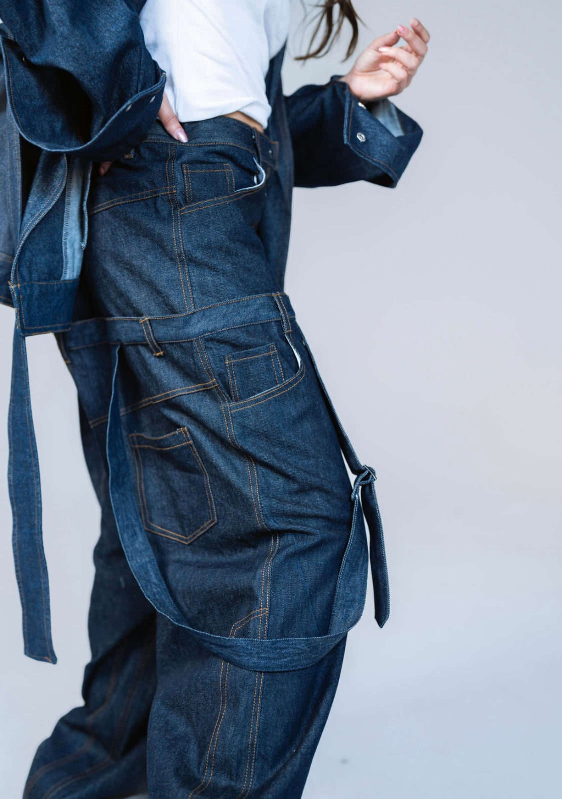 Shifted Waist Jeans