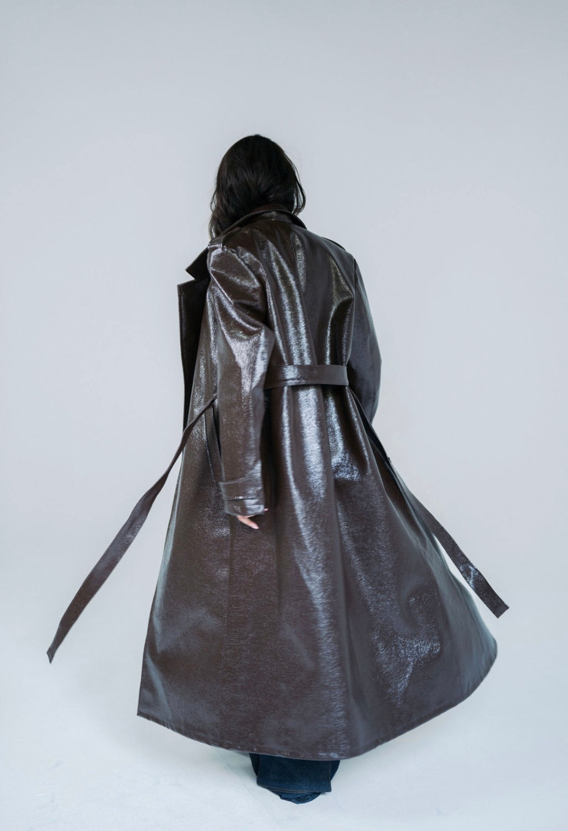 Shimmered Trench coat