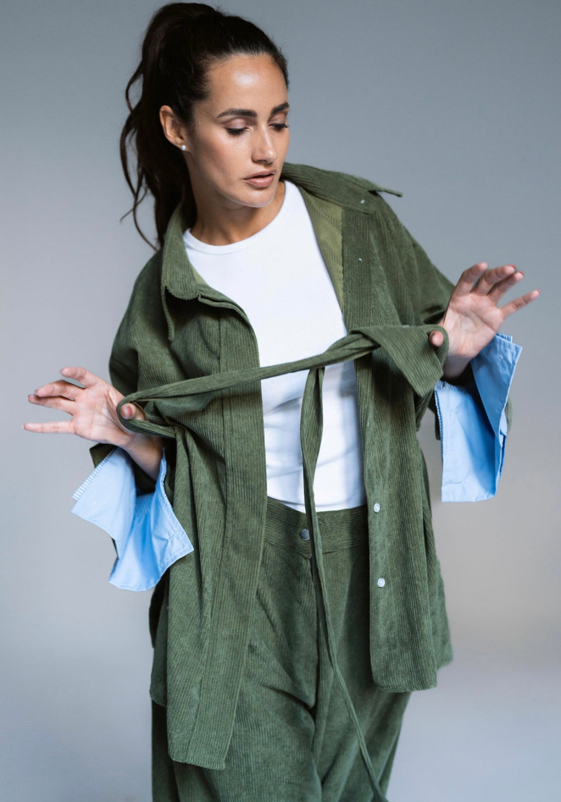 The Olive Gangum Shirt