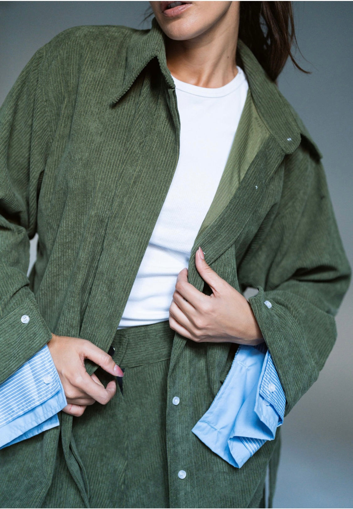 The Olive Gangum Shirt