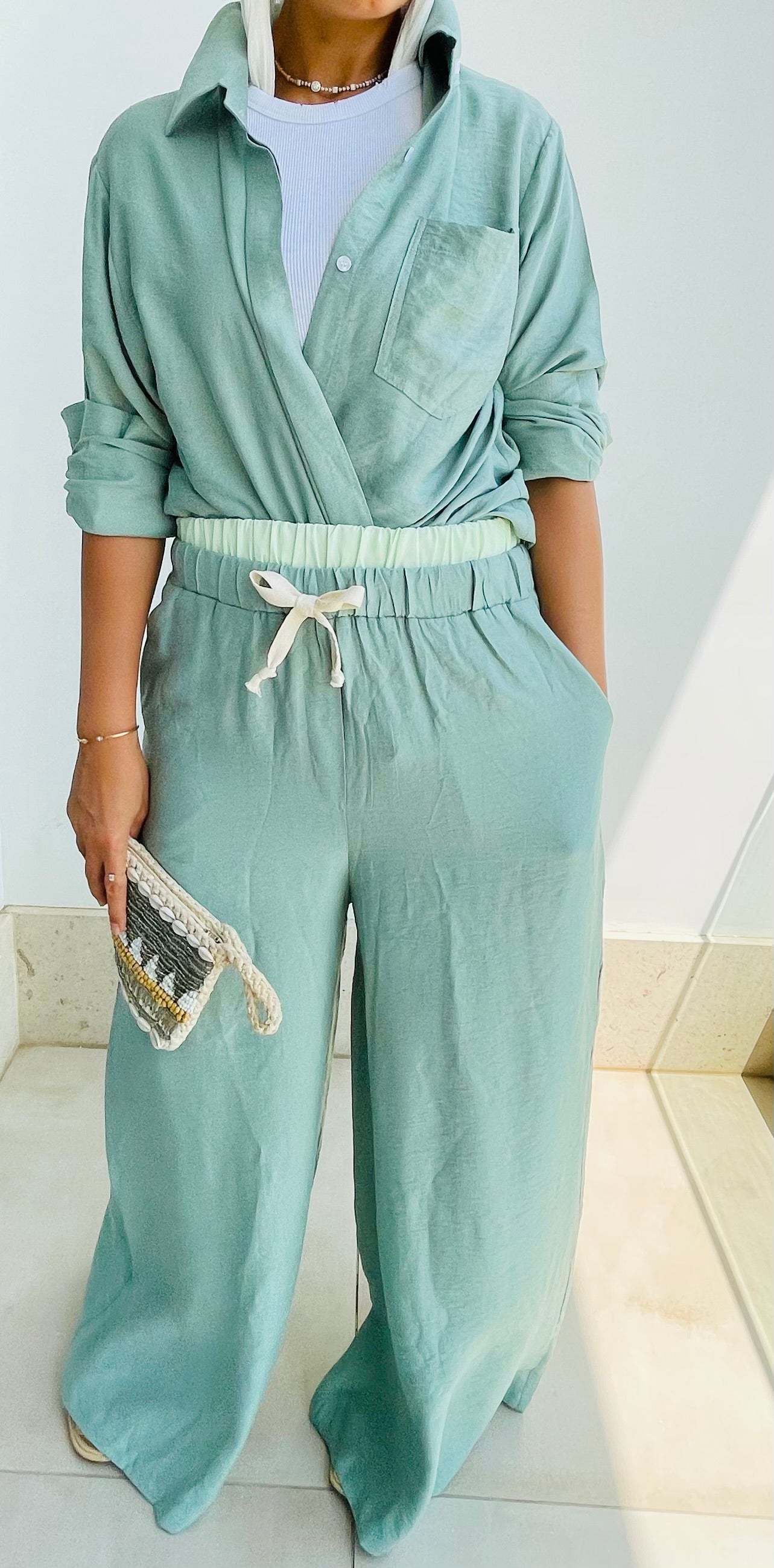 Double Waisted Mint Hues