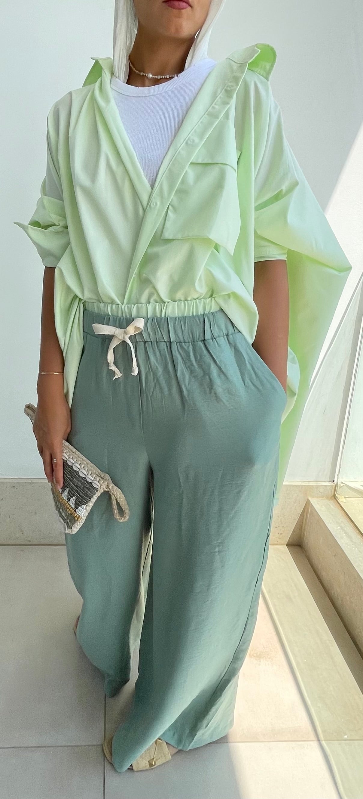 Double Waisted Mint Hues