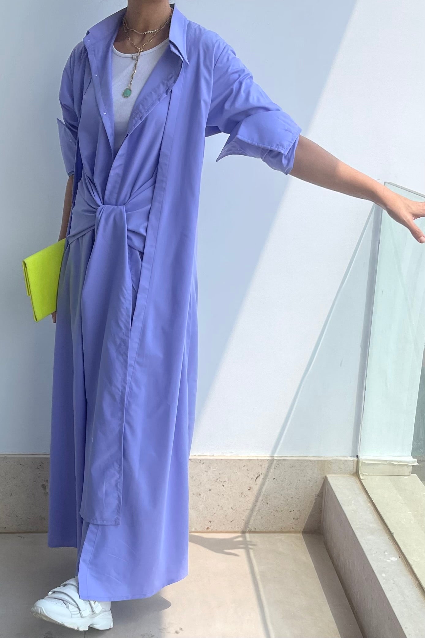 The Winged lilac Dress