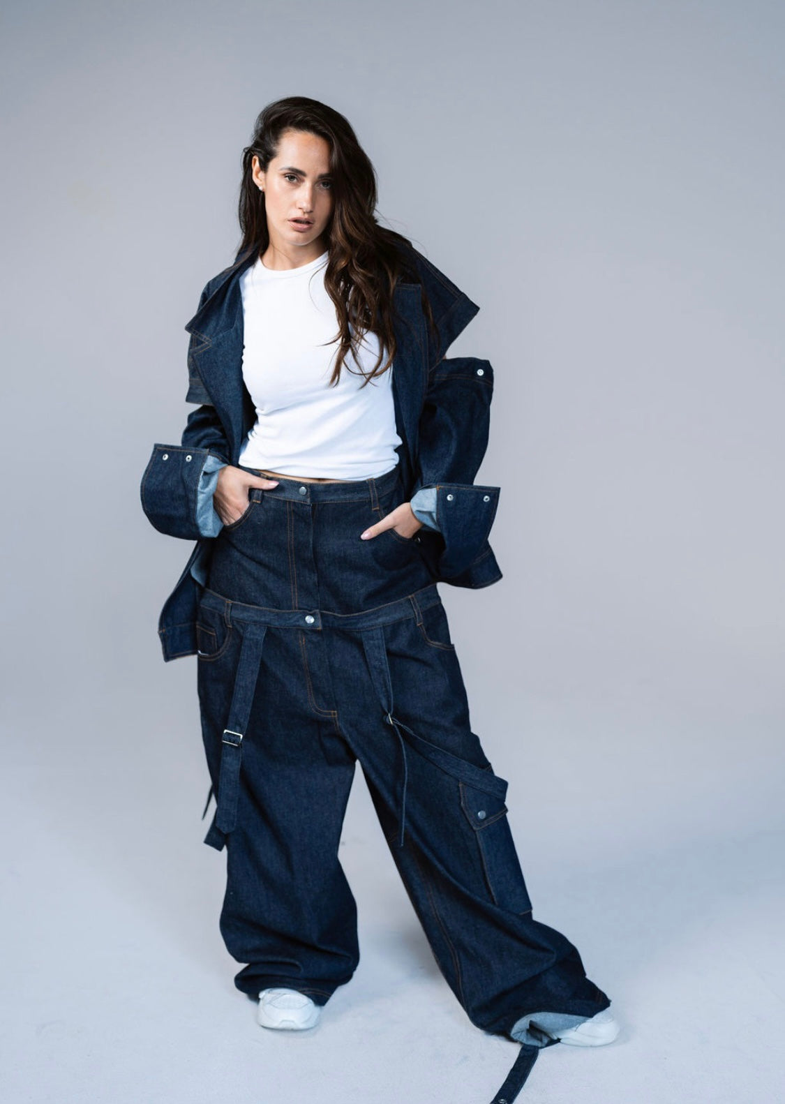 Shifted Waist Jeans