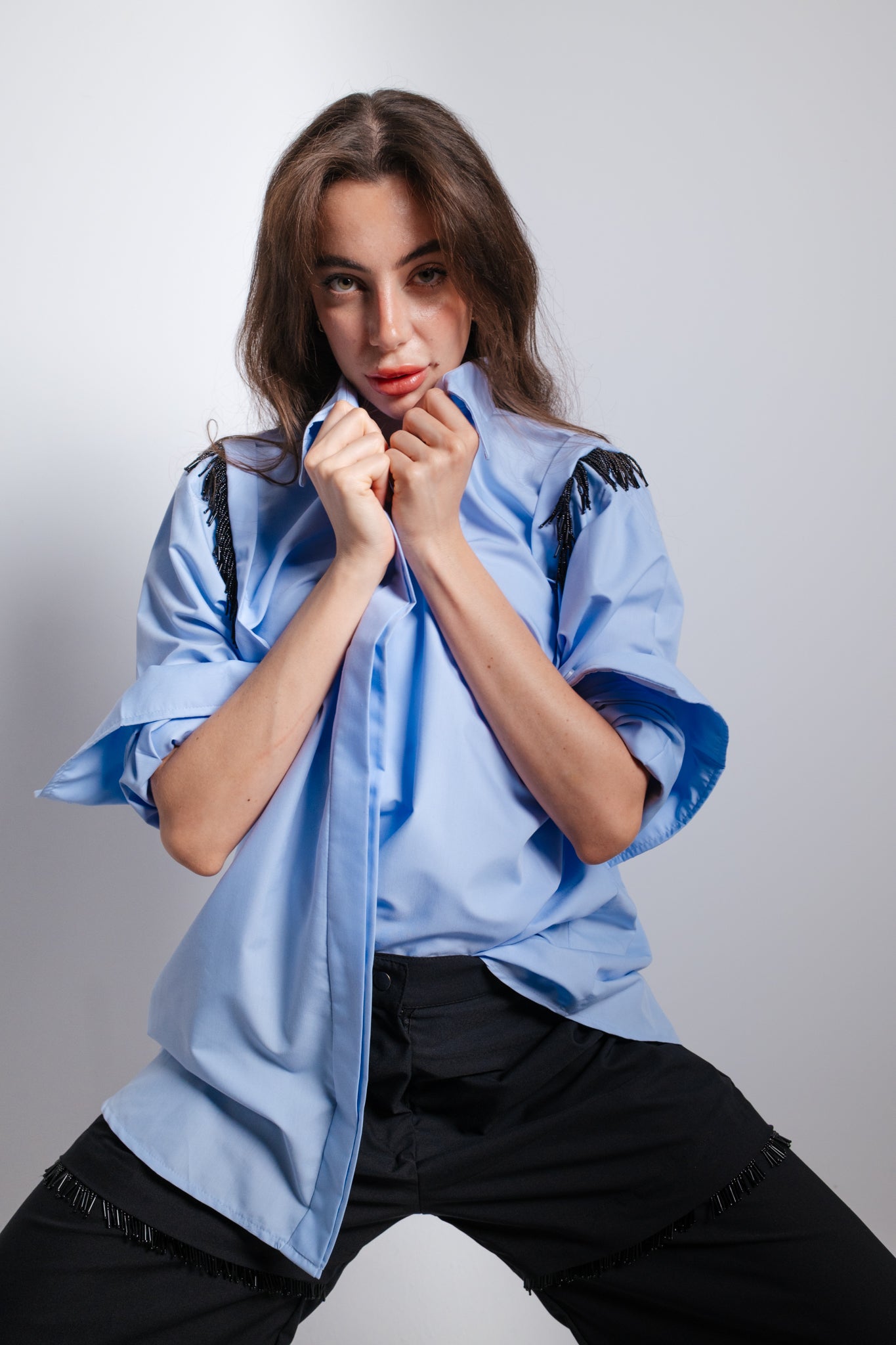 Embellished Edge Shirt