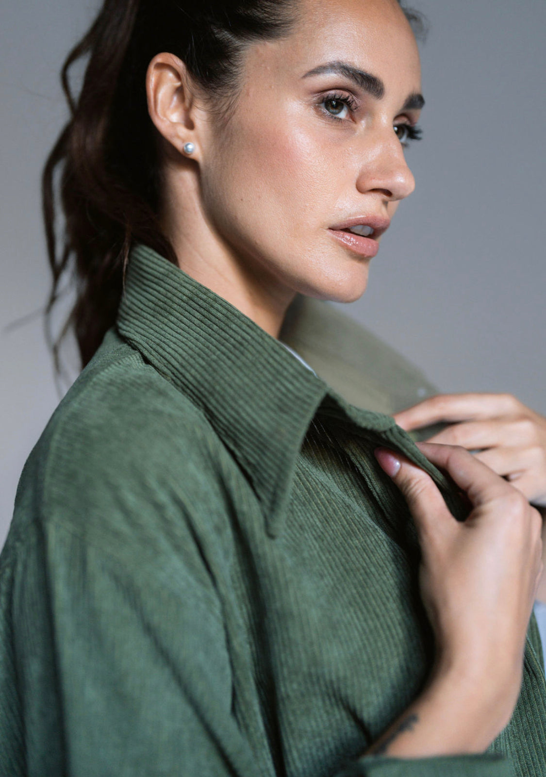 The Olive Gangum Shirt