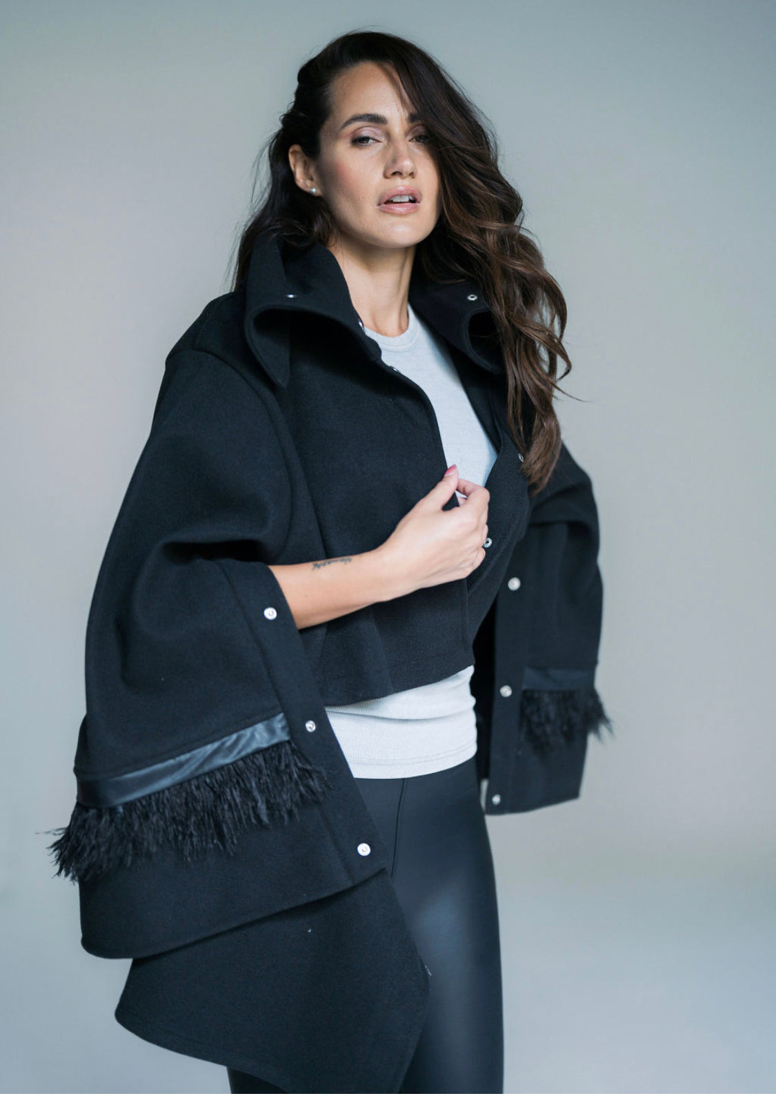 Feathers on Detacho Jacket