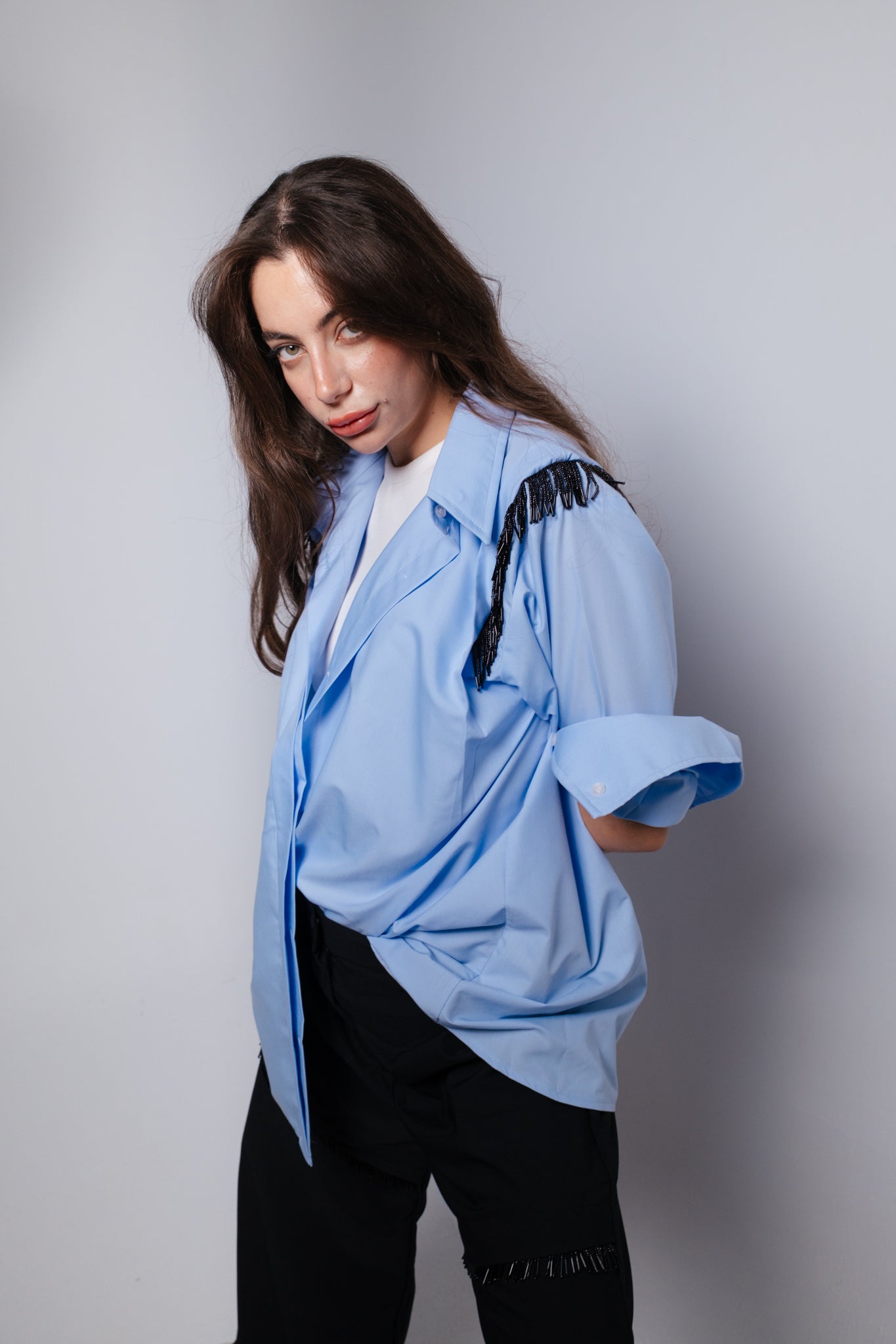 Embellished Edge Shirt