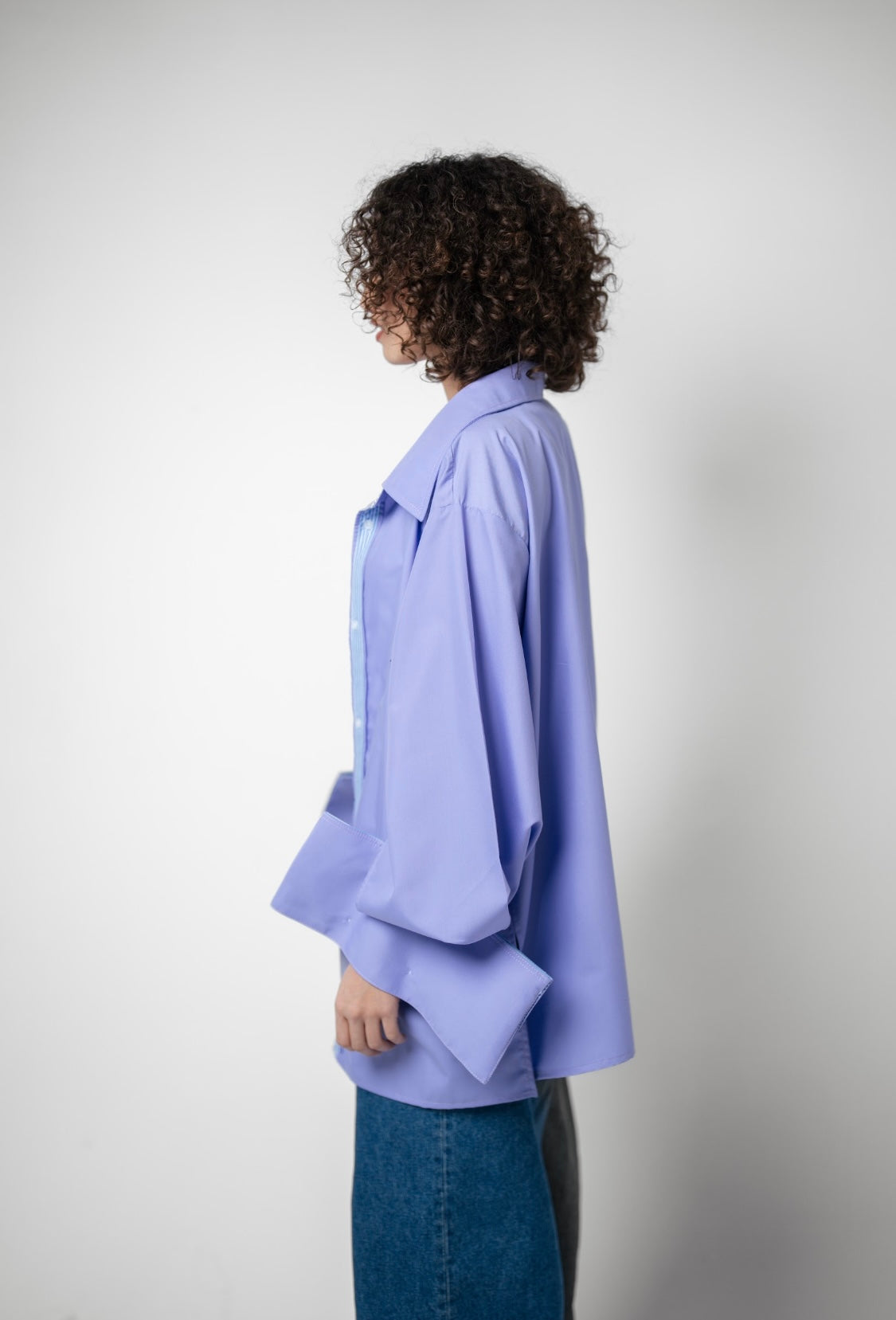 Lilac cuffs Shirt