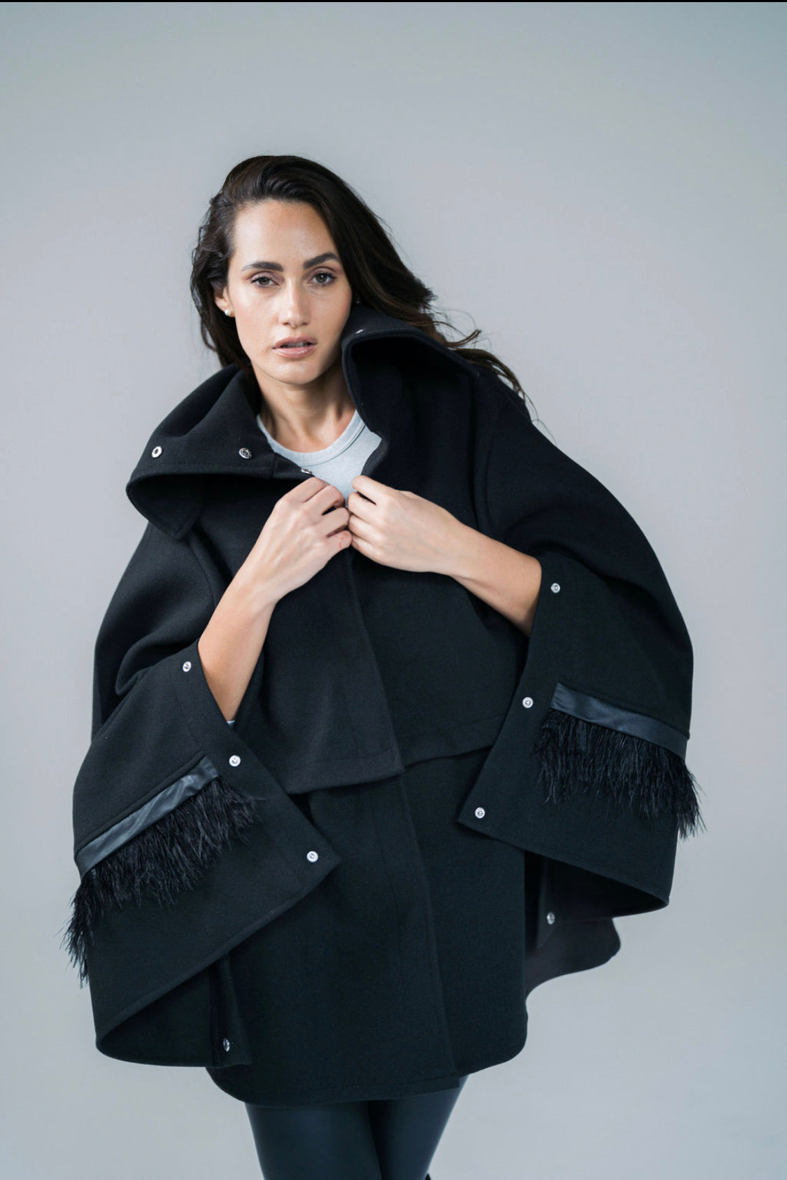 Feathers on Detacho Jacket