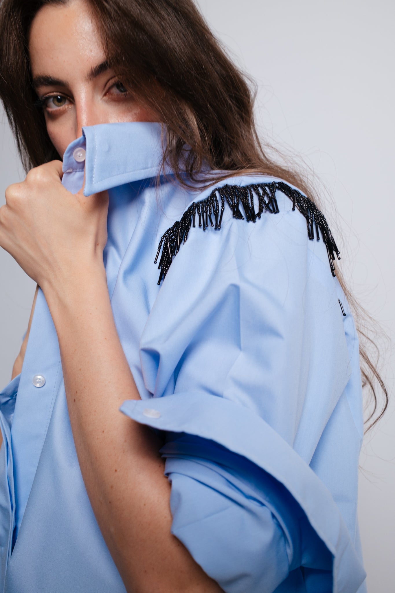 Embellished Edge Shirt