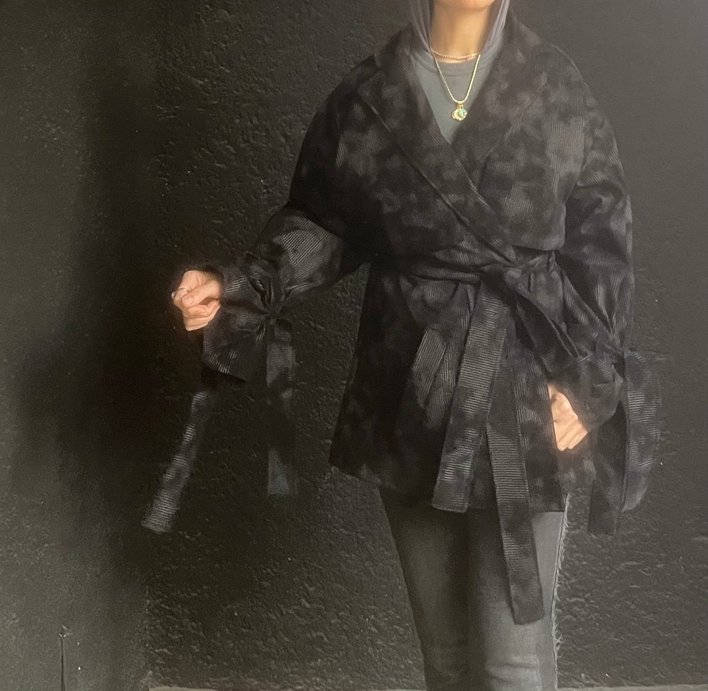 The Velvet Trench Coat
