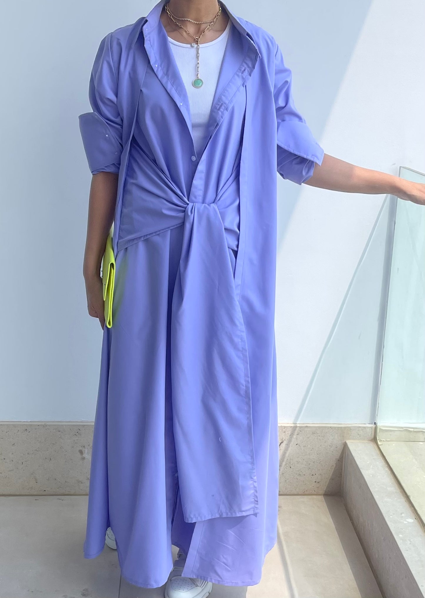 The Winged lilac Dress