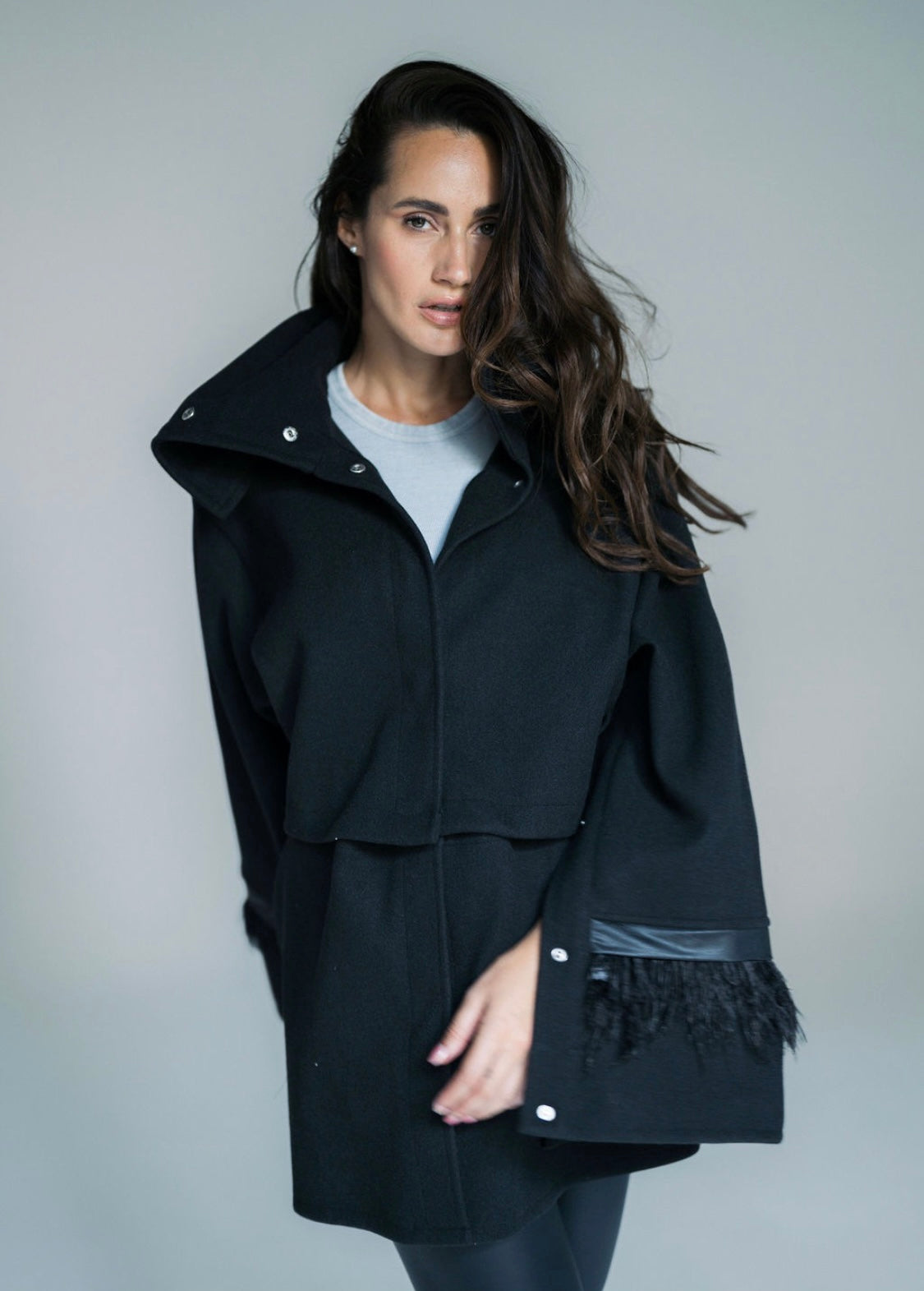 Feathers on Detacho Jacket