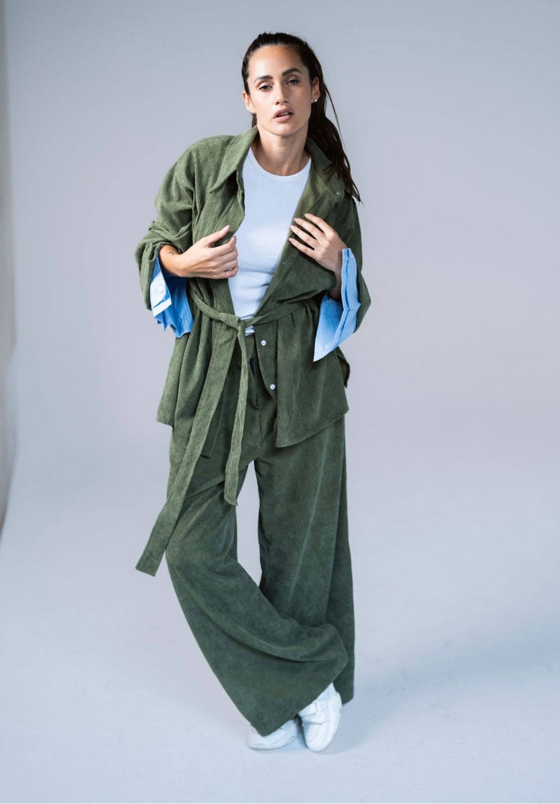 The Olive Gangum Pants