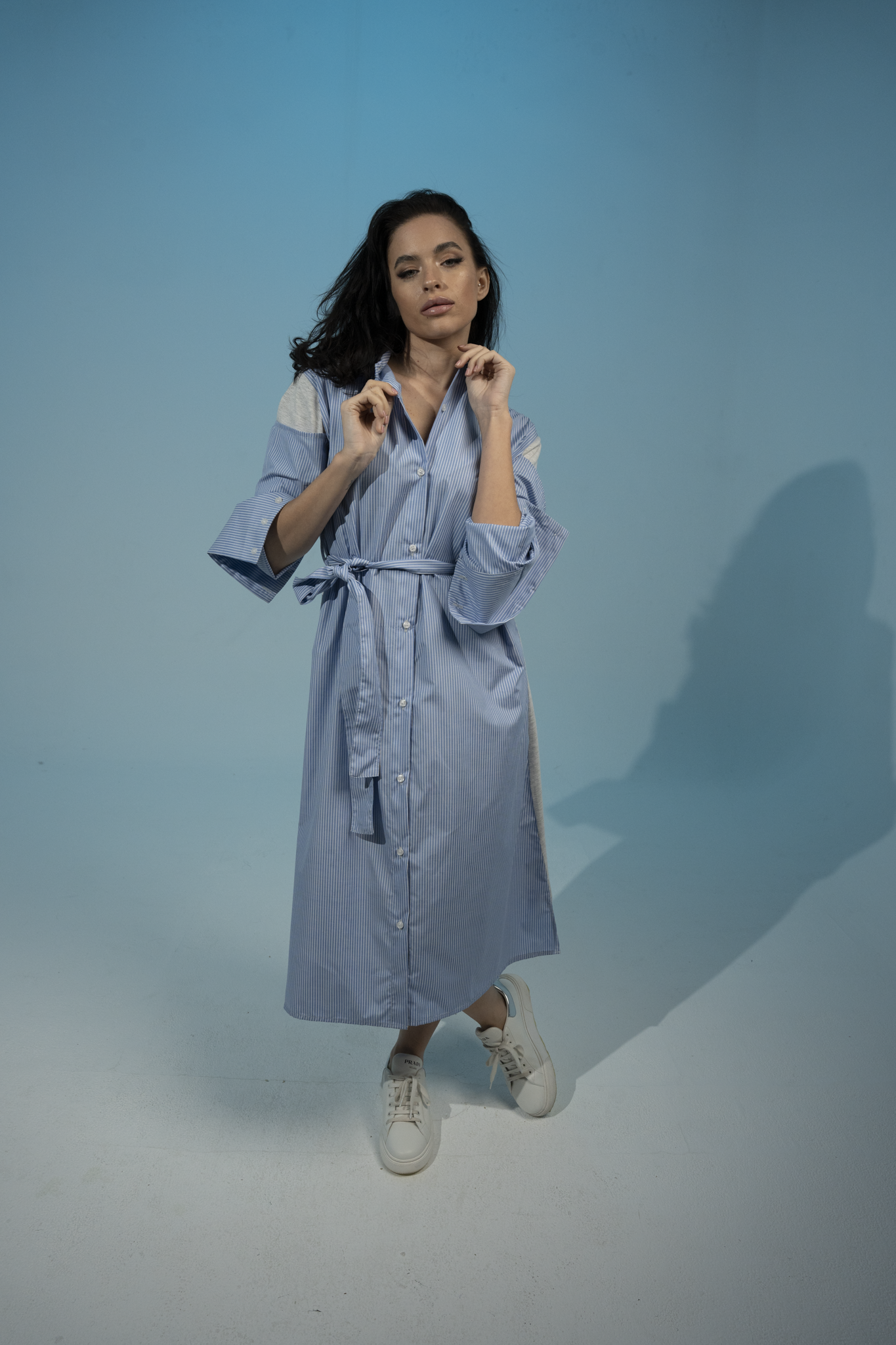 Middie Shirt on dress
