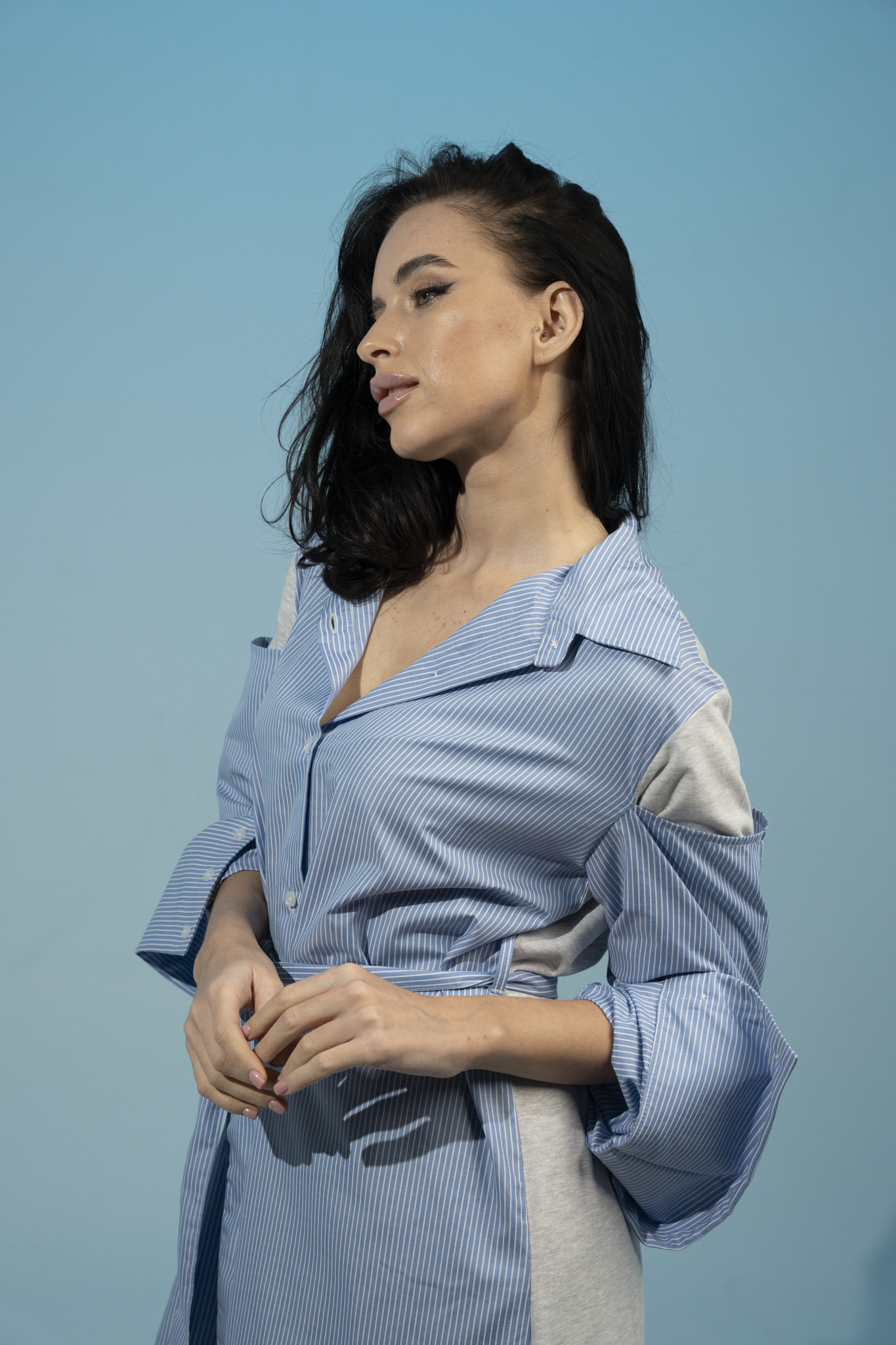 Middie Shirt on dress