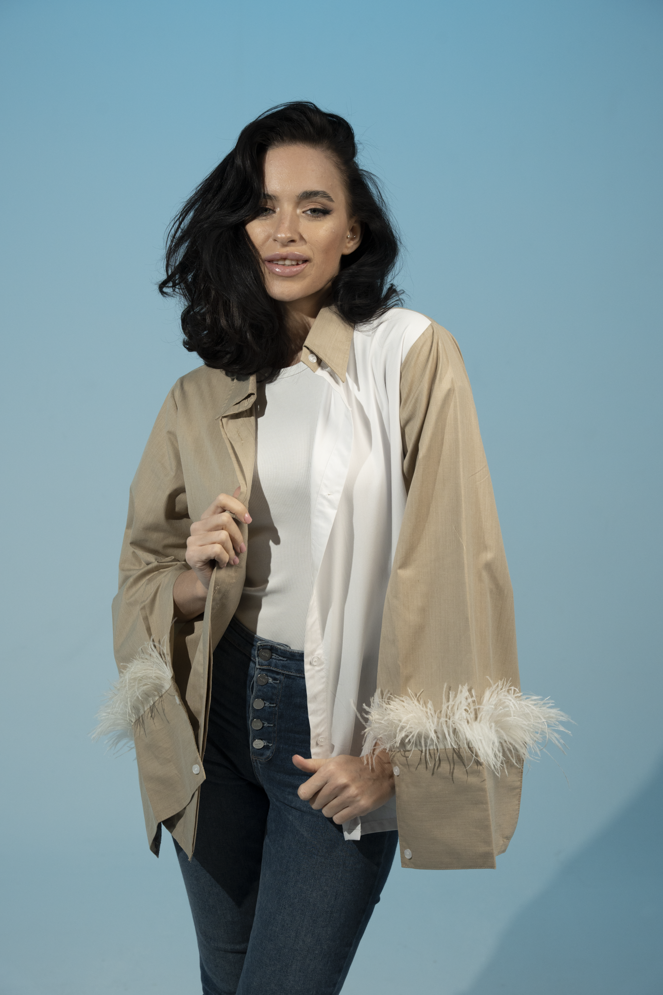 The Dalmi Feather shirt