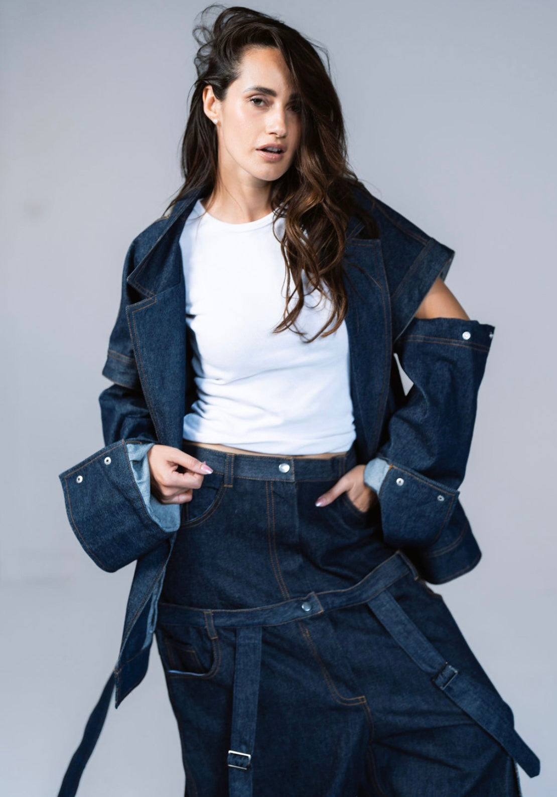 Shifted Waist Jeans