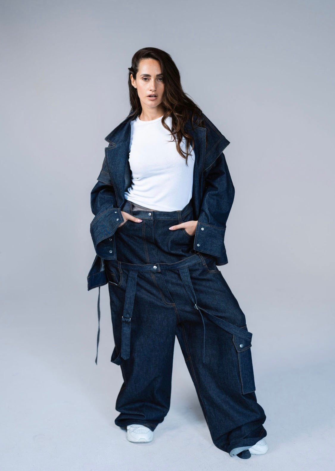 Shifted Waist Jeans