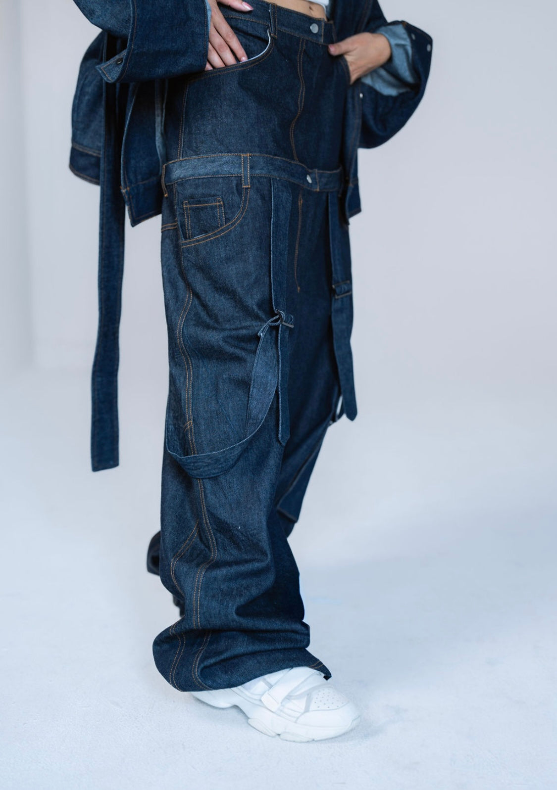 Shifted Waist Jeans