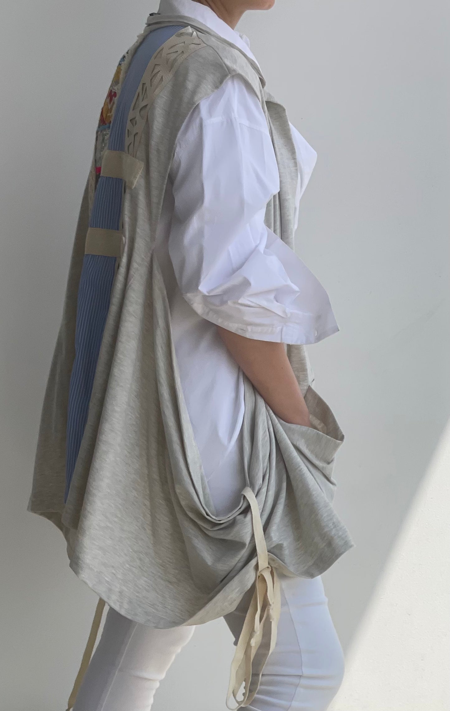 Wide side Boho Vest