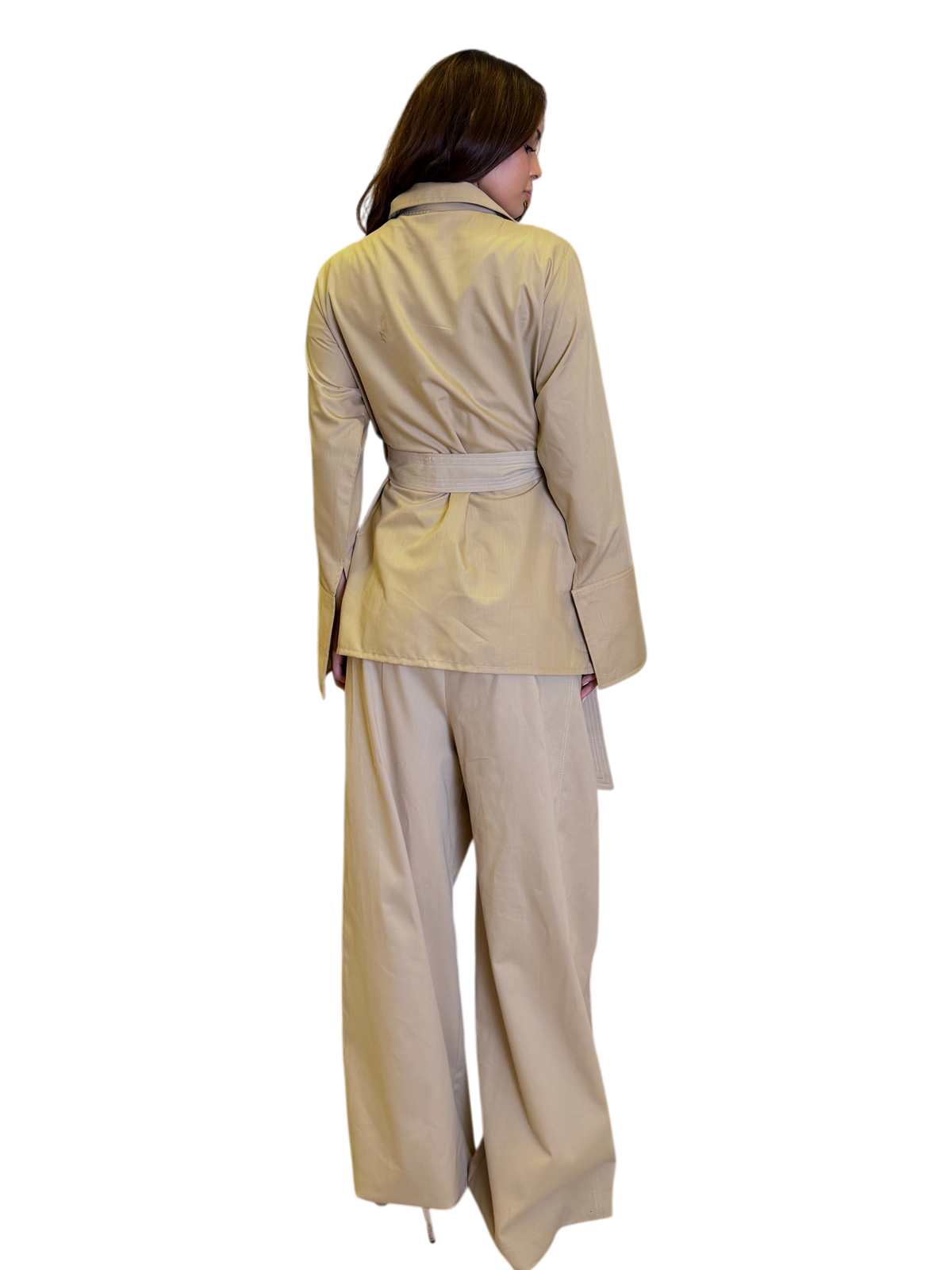 Double Stitched Blur Shirt Jacket