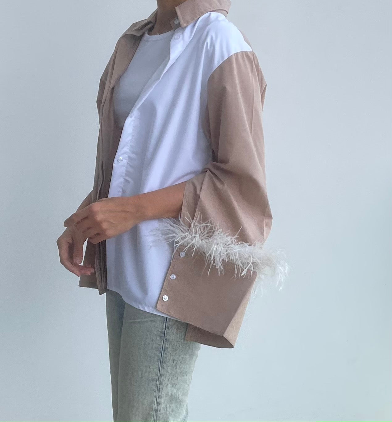 The Dalmi Feather shirt