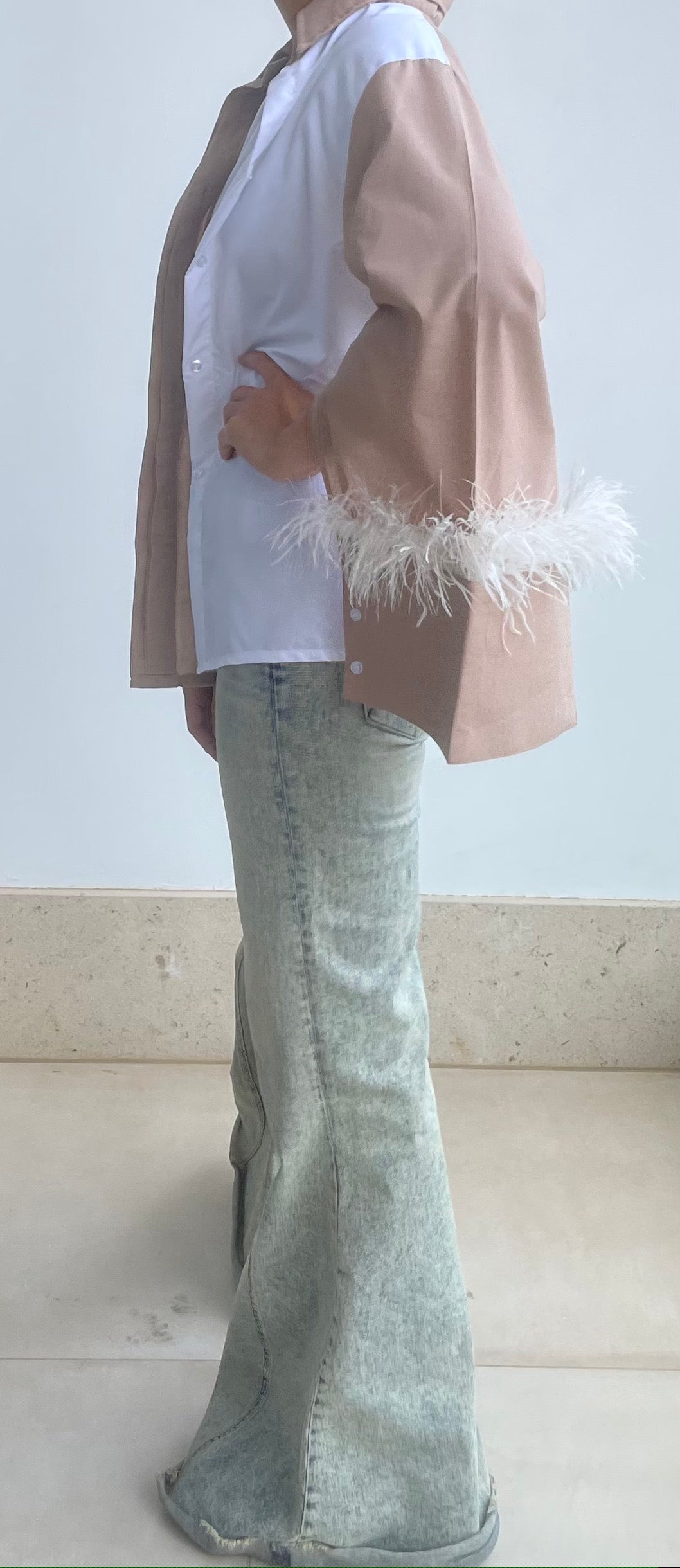 The Dalmi Feather shirt