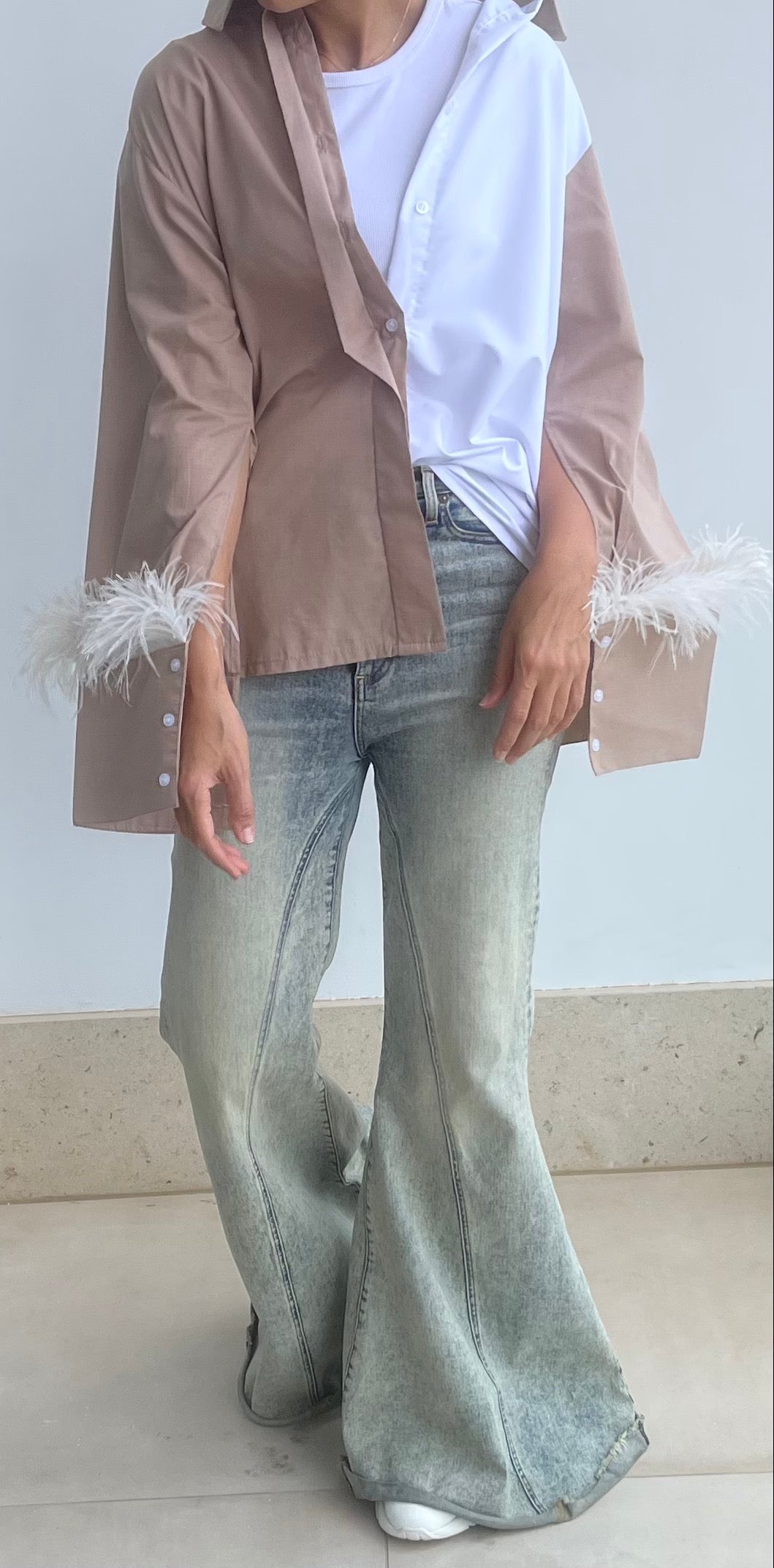 The Dalmi Feather shirt