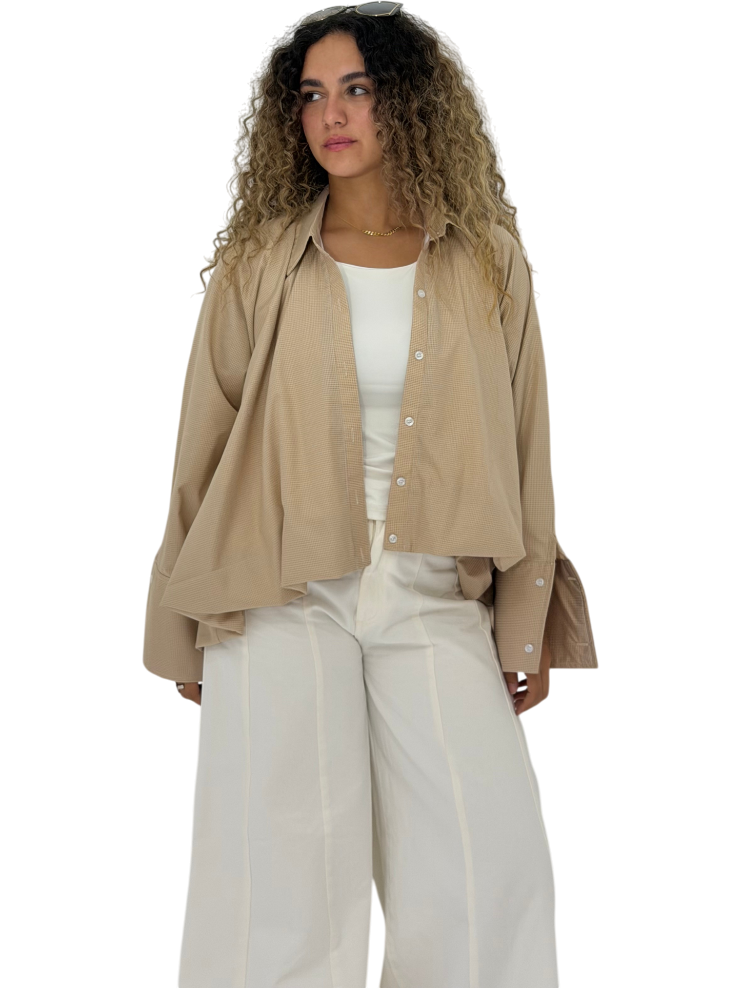 Ballon Shirt (Beige)