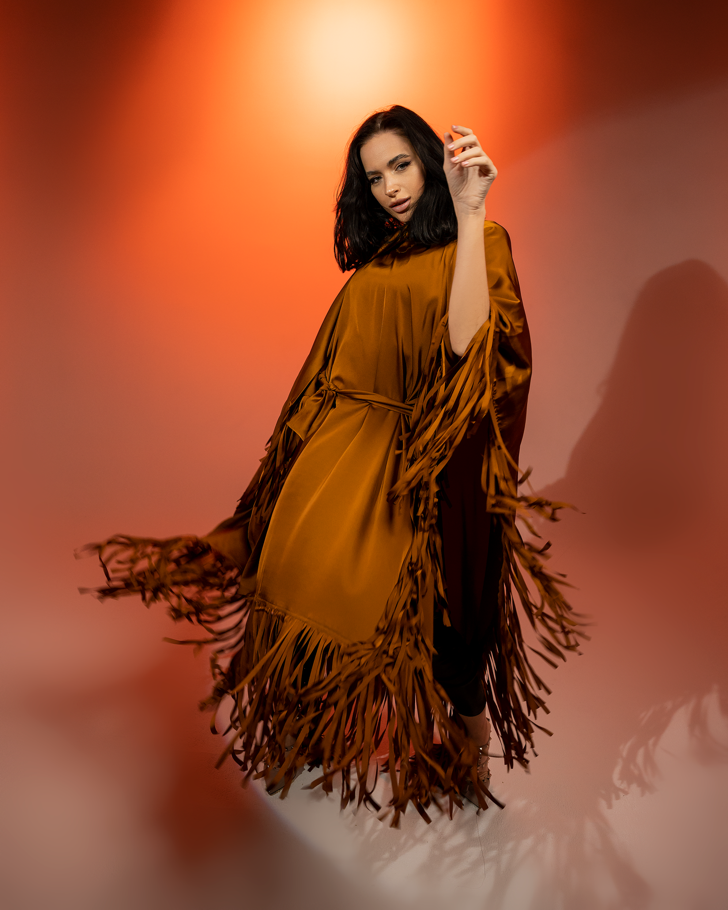The Bronze Fringe Cover up