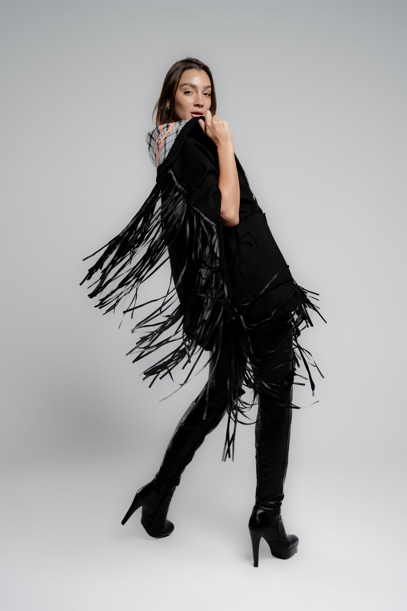 Leather Fringes Vest
