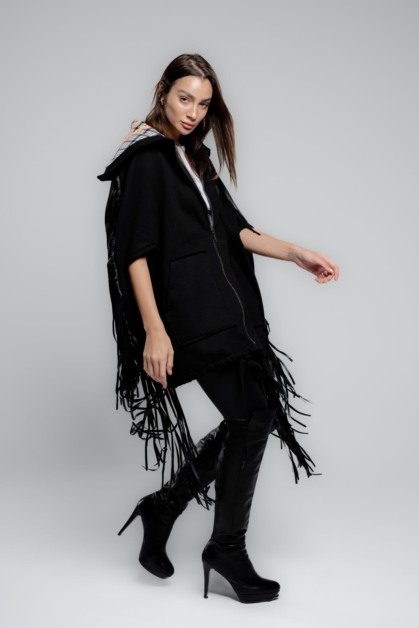 Leather Fringes Vest
