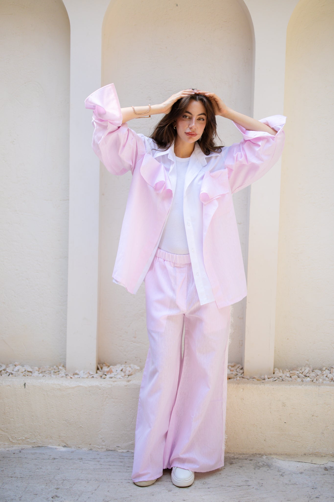 Linen Rose Pants