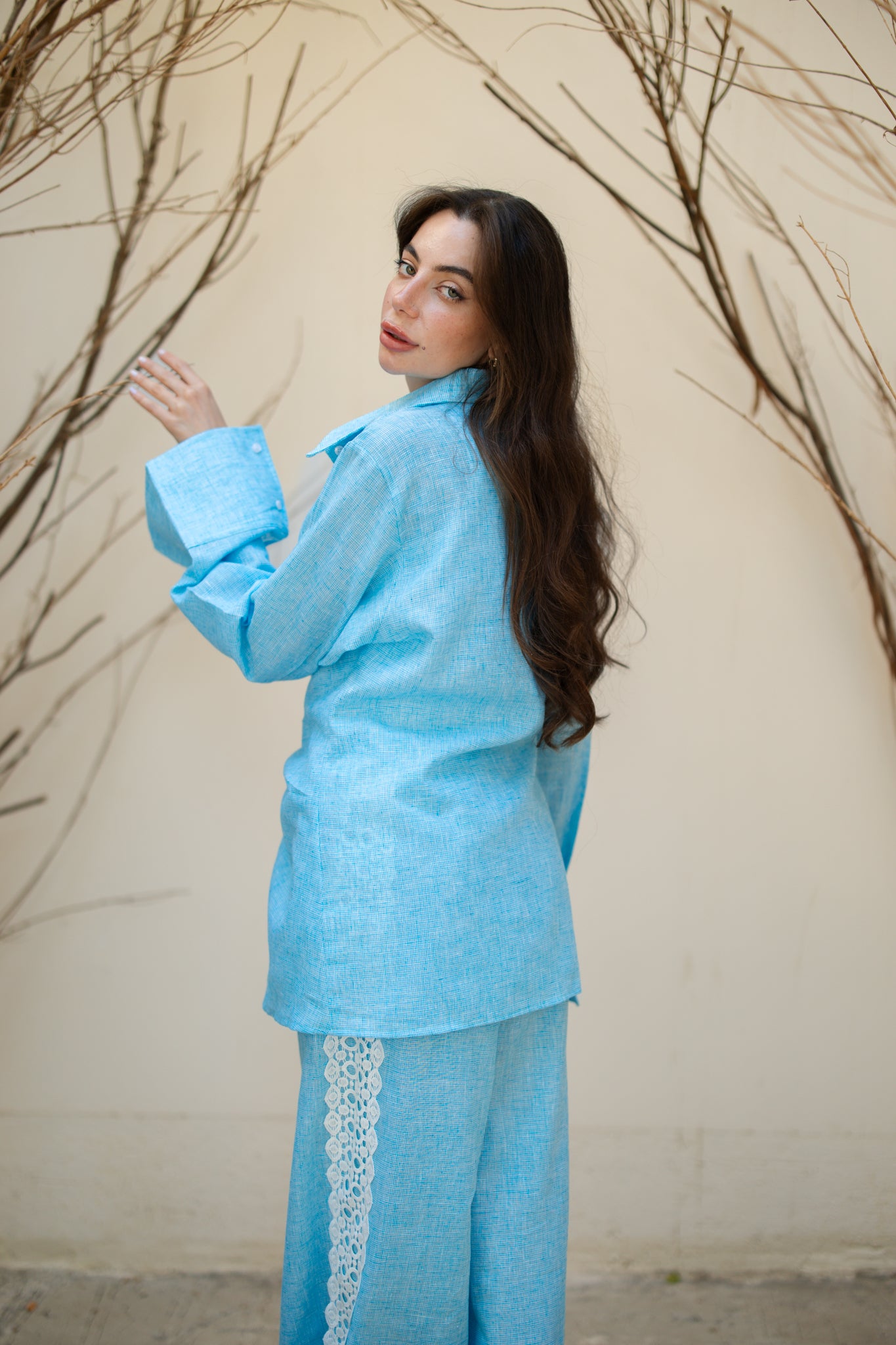 The knotted linen Set