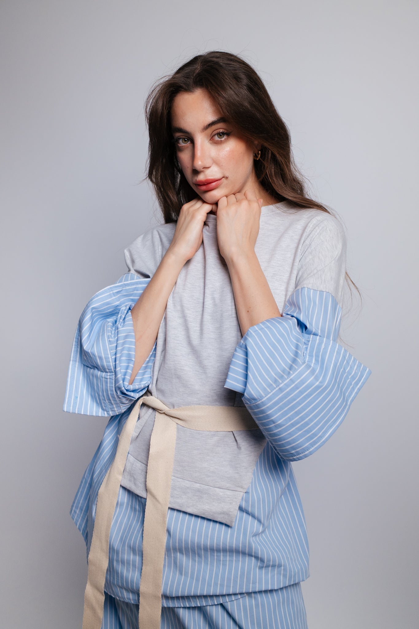 The Striped Overlay Tunic