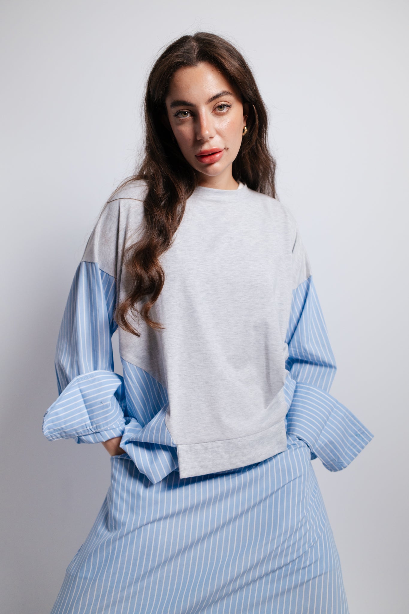 The Striped Overlay Tunic