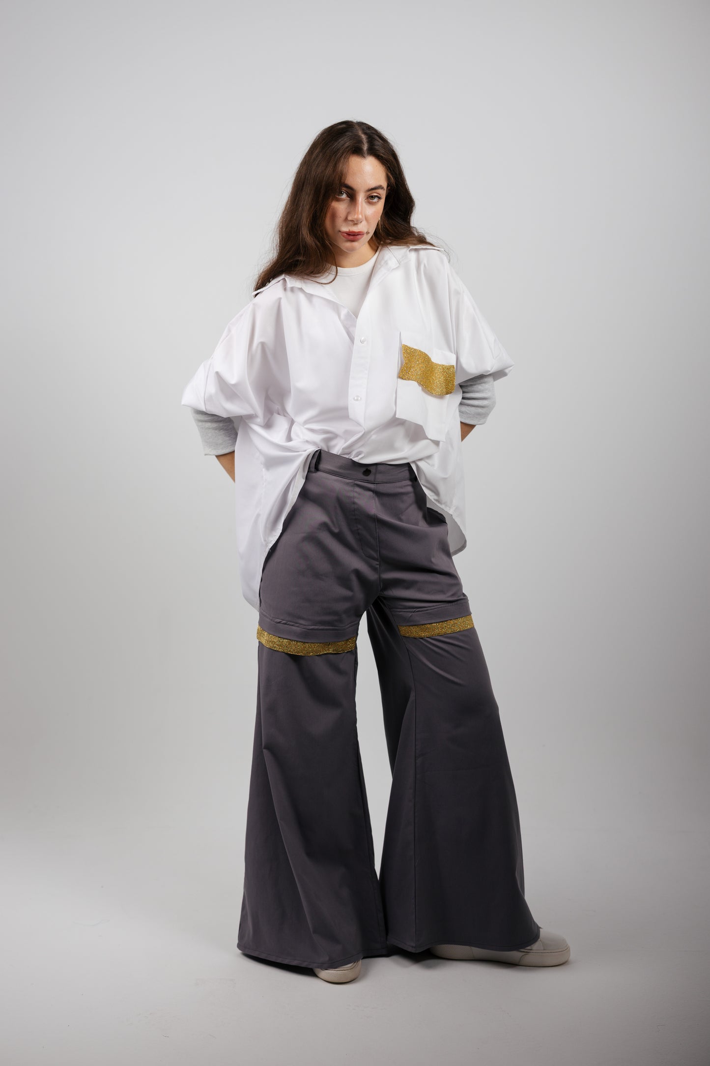 The Gold Pocket Cuffed Shirt