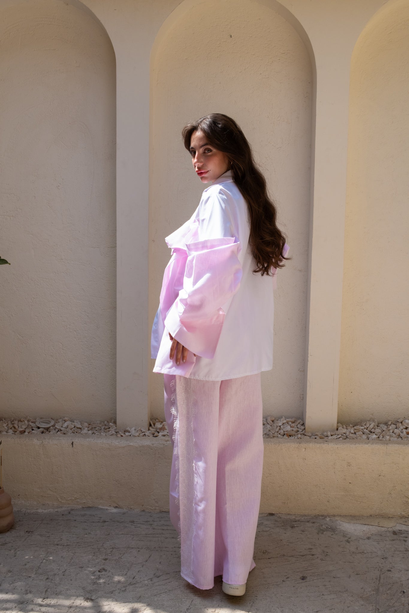 Linen Rose Pants