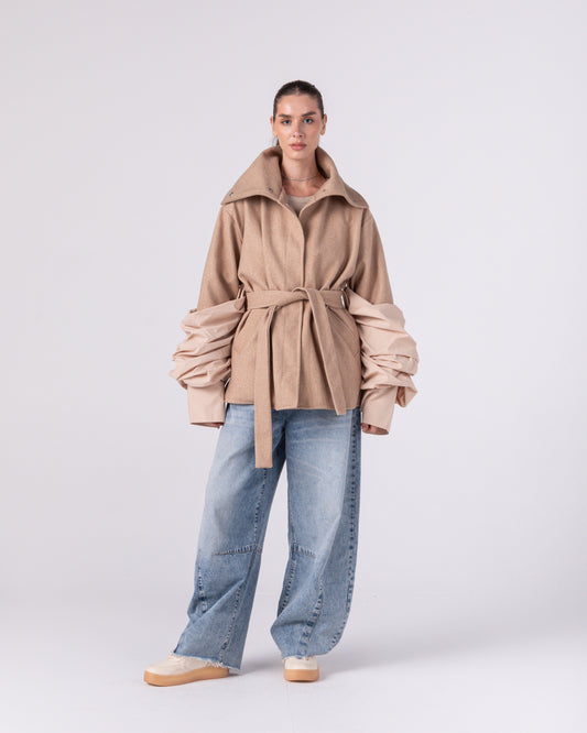 Beige Monolith jacket