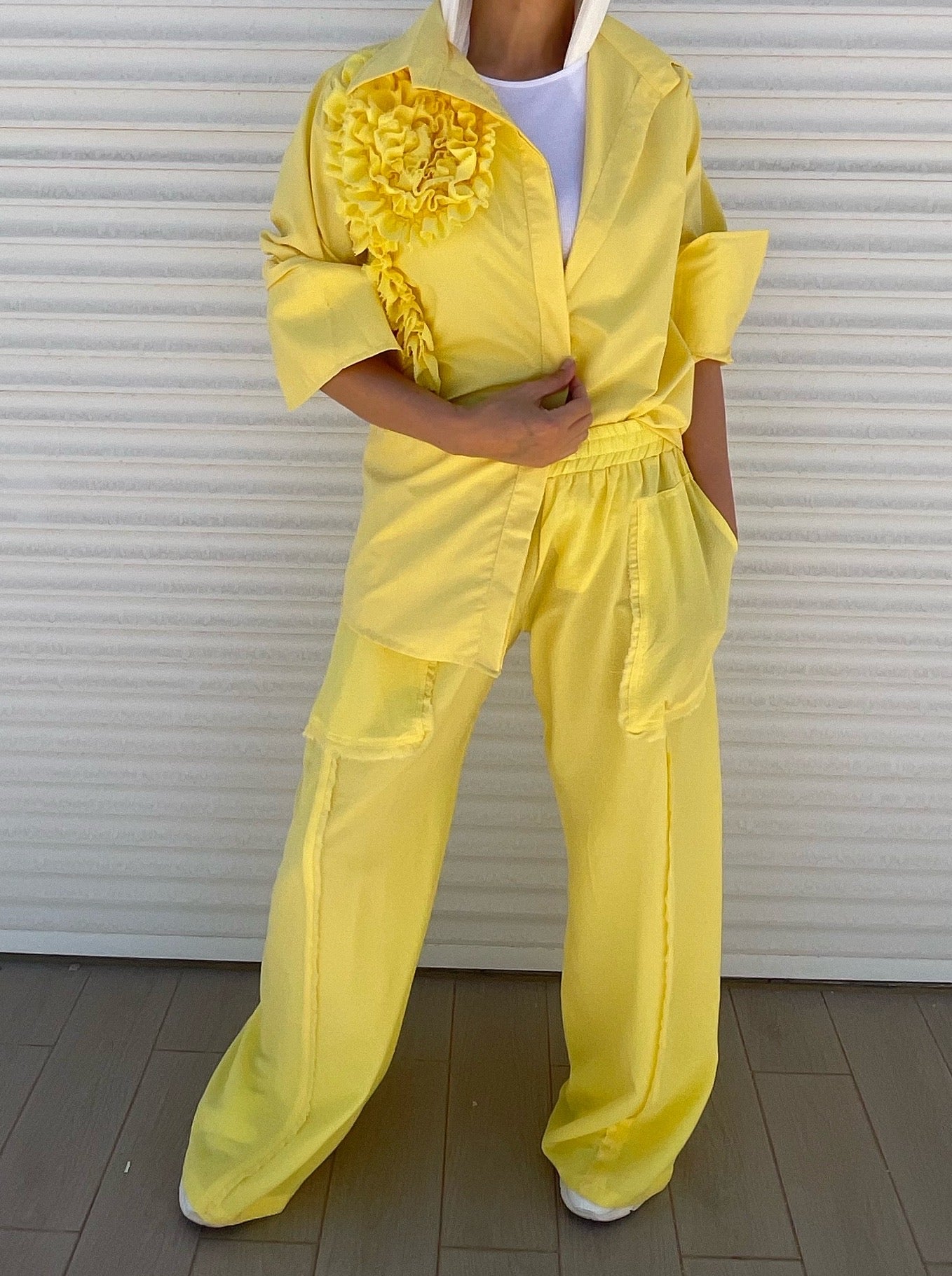 Yellow Dipped pants