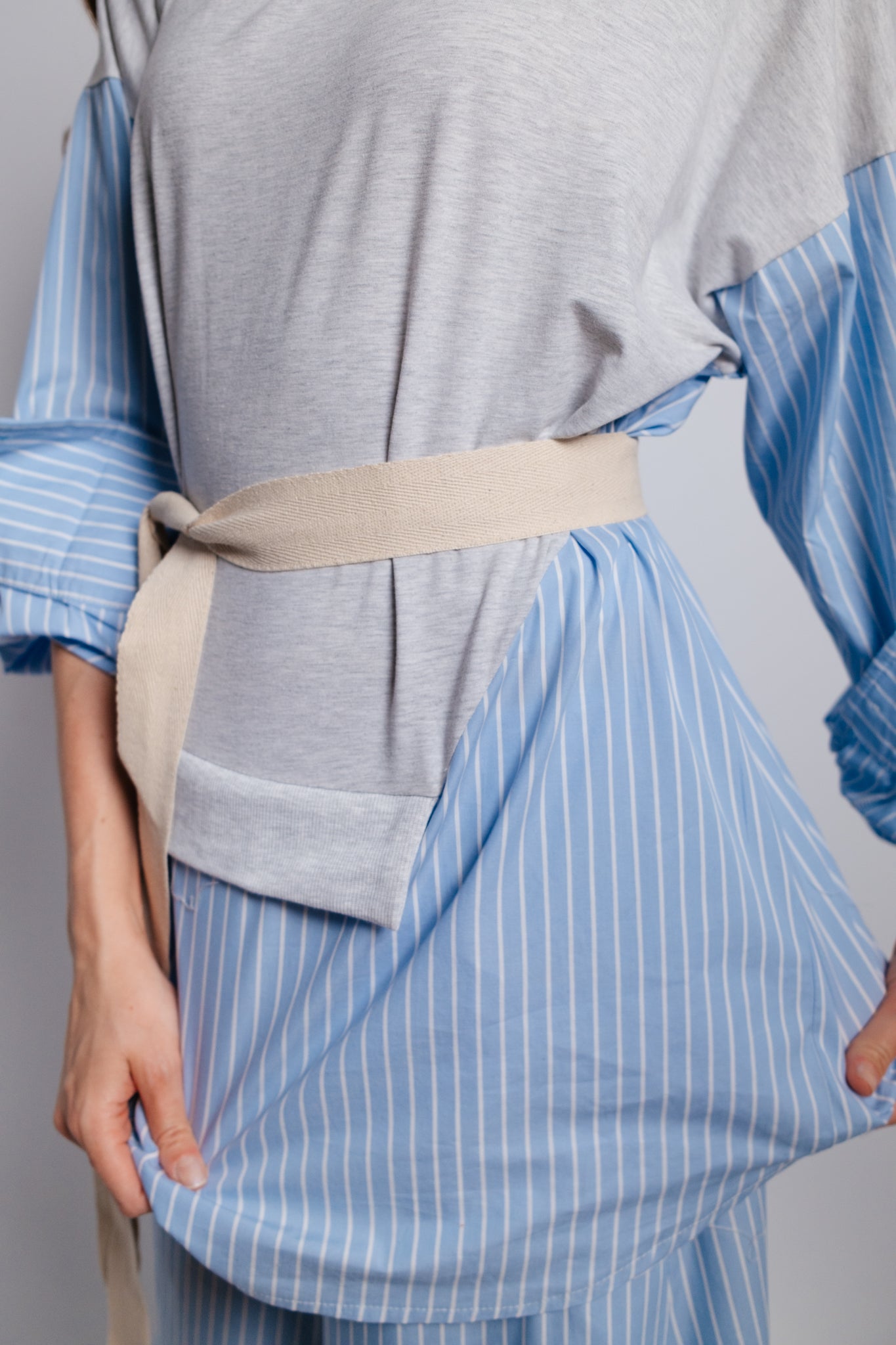 The Striped Overlay Tunic