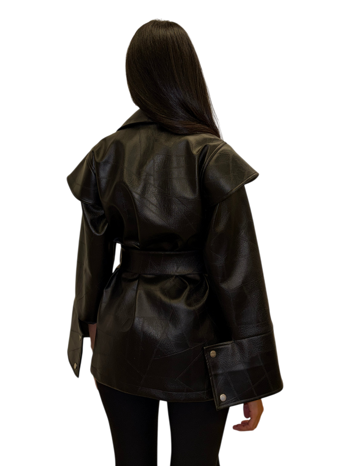 The Empire Wrap Jacket (Black)